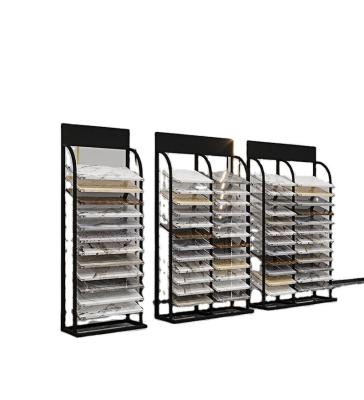 China Light Duty Double-sided Slide Panel Stand for Ceramic Tile Displays Durable and Stylish for sale