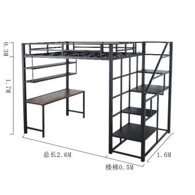 China Dormitorio de estudiantes Cama de cama con escritorio y almacén en venta