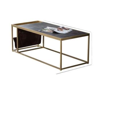 China Moderne woonkamermeubilair Gouden Console Tafel met eenvoudig en elegant gouden ontwerp Te koop