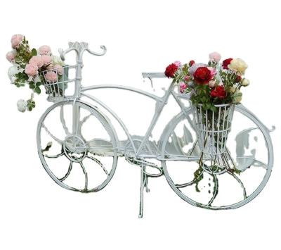 China Modern Flower Pot Bike Display Stand for Creative Weeding and Sofa Set Decoration for sale