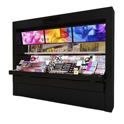 China Double-sided Light Duty Cosmetic Store Display Shelves for Shop Counter Design for sale