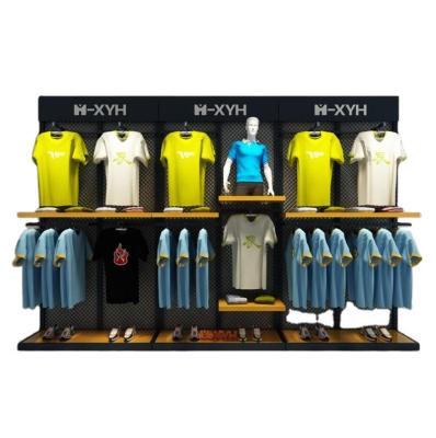 China Customizable Morden Style Clothing Display Rack for Advertising and Apparel Boutique for sale