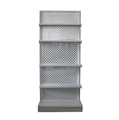 China Supermarket Gondola Shelving Heavy Duty Metal Racks for Displaying Wiper Display Rack for sale