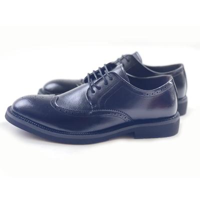 China Leather Breathable Texture and Gloss Texture Breathable Coating Delicate Business Casual Shoes for sale