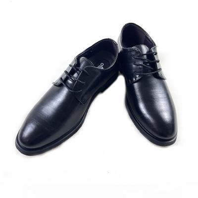 China Breathable Gentleman's Aesthetics Built-in Soft Texture Increase Waist Modern Fashion Stitching High Leather Shoes for sale