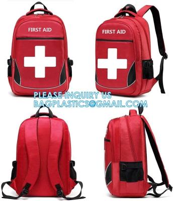 중국 Emergency Treatment Medical Bags Multi-Pocket for Home School Office Car Traveling Hiking Trip Daycare 판매용