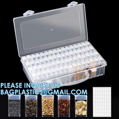 중국 Plastic Seed Storage Box, Seeds Storage Organizer Container, Flower Seeds,Vegetable Seeds, Clover Seeds, Basil Seeds 판매용