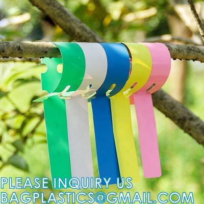 중국 Tree Tags Plastic Plant Labels Wrap, Plant Tags Nursery Tags, Plant Identification Stakes, Garden Tags, Multicolors 판매용