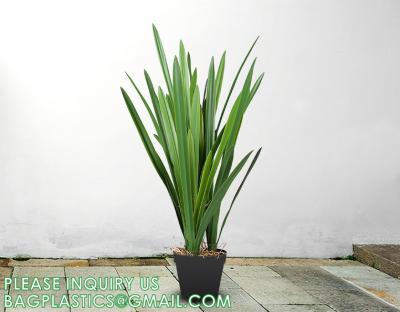 Cina Artificial Plants 6 Pack Onion Tall Grass Greenery, Faux Fake Grass Shrubs Plant Flowers Wheat Grass for House Home in vendita