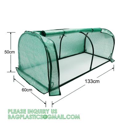 중국 Heavy-Duty Poly Balcony Large Walk In Tunnel Plastic Greenhouse Tent For Winter Indoor Garden Winter PVC Mini 판매용