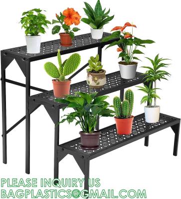 중국 Metal Plant Stand Garden Display Shelf Flower Pot Holder Storage Organizer Rack Indoor Home Outdoor Patio Balcony 판매용