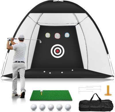 Cina Golf Hitting Cage Practice Aid For Outdoor, Golf Practice Net, Hitting Aids Nets, Portable Golf Impact Nets Cages in vendita