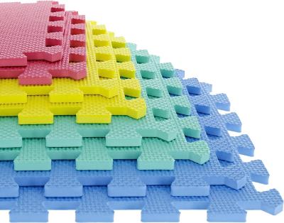 중국 EVA Foam Mat Tiles - Interlocking Padding for Garage, Playroom, or Gym Flooring - Workout Mat or Baby Playmat 판매용