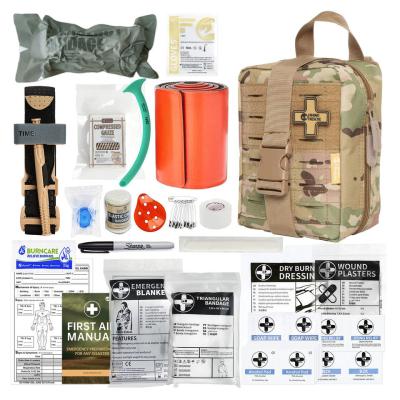 Cina Tactical Individual First Aid Kit, Survival Trauma Kit For Outdoor Tactical Bag Outdoor Camping First Aid in vendita