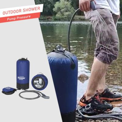 Cina Outdoors Camping Hiking Pressure Shower Hiking Gear Portable Shower Bag, Travel Shower, Pump Pressure Inflatable in vendita