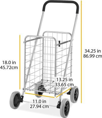 Cina Utility Shopping Cart-Durable Folding Design For Easy Storage, Utility Cart with Wheels Shopping Climber Cart in vendita