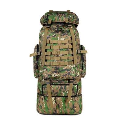 China Tactical Backpack 100L Camouflage Bag, Rucksack Tactical MOLLE Pack For Backpacking Hiking Camping Hunting for sale