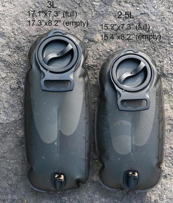 중국 2L/2.5L/3L TPU Hydration Bladder, Tasteless BPA Free Water Reservoir Bag with Insulated Tube for Hydration Pack 판매용