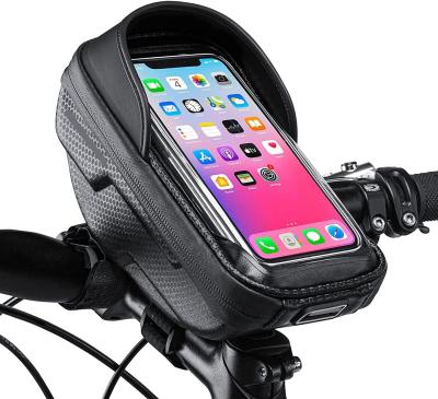 Cina Bike Phone Mount Bag Bike Front Frame Handlebar Bag Waterproof Bike Phone Holder Case Bicycle Accessories Pouch in vendita