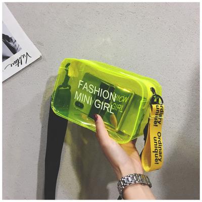 중국 Summer Jelly Bag Transparent Bag One-Shoulder Portable Fashion Girl Bag Student Original Small Bag Simple And Large 판매용