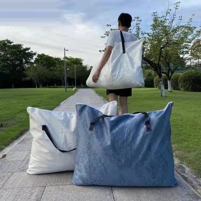 중국 Extra-Large Thickened Moving Packing Bag Quilt Storage Bag Luggage Bag Cloth High-Value Hand-Carried Students Going Out 판매용