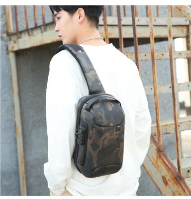 중국 Wholesale Waterproof Anti Theft Usb Men Chest Bags Cross Body Bags For Men Luxury Smell Proof Crossbody Bag 판매용