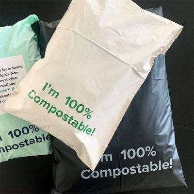 중국 Factory Direct Eco Friendly Sustainable Corn Starch Custom Compostable Biodegradable Poly Mailer Bags For C 판매용