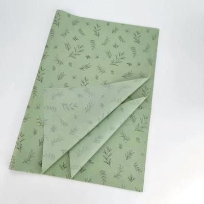 Cina A Roll Of 50cm X 75cm Custom Logo Printed Tissue Paper / Gift Wrap / Wrapping Paper Sheets With Logo in vendita