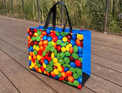 China Reusable Polypropylene Packaging Laminated ECO PP Woven Bag Shopping Tote REPT PP Woven Bag With Custom Logo for sale