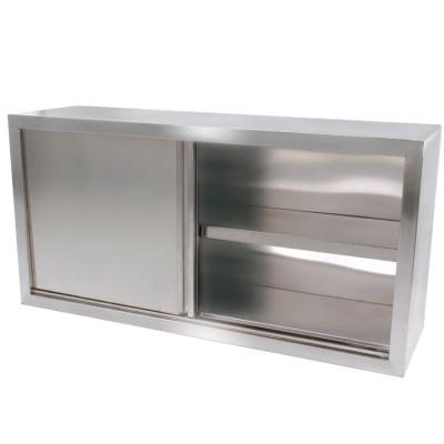 China NO Restaurant Hotel Equipment Stainless Steel Sideboard With Sliding Doors for sale