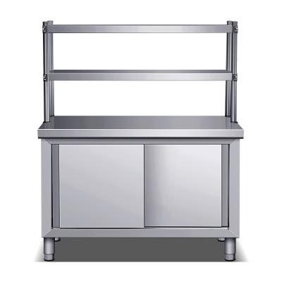 China NO Commercial Hotel Kitchen Stainless Steel Storage Cabinets With Shelf for sale