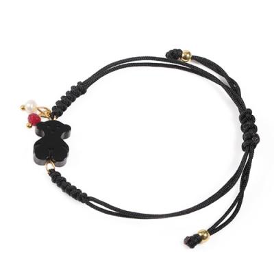 China Multicolor Adjustable String Bracelet , Handmade Charm Bracelets For Women for sale