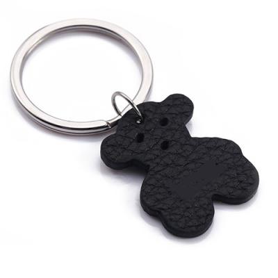 China Black Stainless Steel Key Ring Logo Customized Custom Keychains For Girls for sale