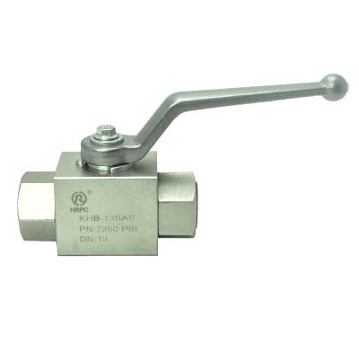 China Industry 13SAE 3/4-16UNF 2 Way Female High Pressure Ball Valve for sale