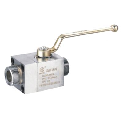 China Industry CJZQ series CJZQ type 2 way high pressure ball valve dn25 for sale