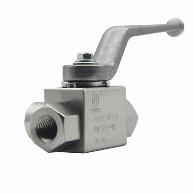 China Low Price Reliable Quality INDUSTRY 3 Way Brass Ball Valve High Pressure 1/4