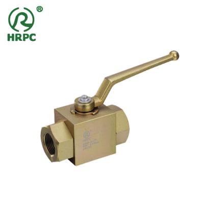 China INDUSTRY HRPC brand 1 inch high pressure porcelain hydraulic ball valve for sale