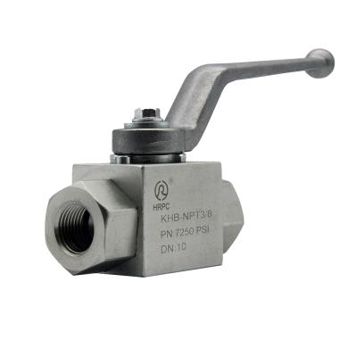 China Industry Ningbo 2 Way TNP 3/8 High Pressure Ball Valve for sale