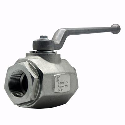 China Industry 1.5 Inch Die Casting 2 Way High Ball Valve for sale