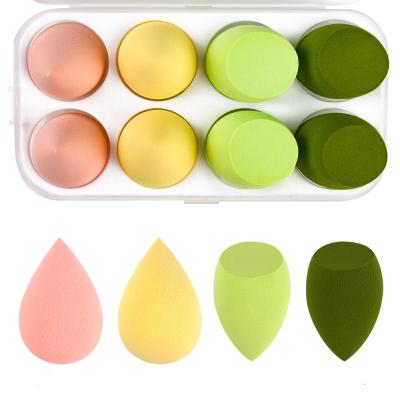 China 2021 Wholesale OEM ODM Washable Glitter Custom Foundation Facial Makeup Sponges Design Mushroom Remover Case With Logo for sale