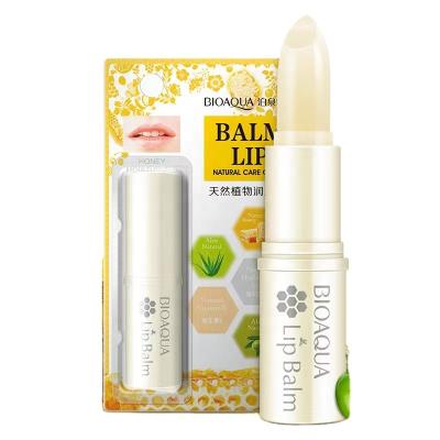 China Nourish Moisturizing Bioaqua Lip Balm Honey Christmas Moist Lip Balm Container For Girls All Natural Lip Balm Container Wrinkle Remover for sale