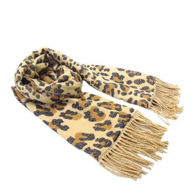 China Popular and popular polyester scarf a novel leopard pattern scarf specially designed for women scarf for sale