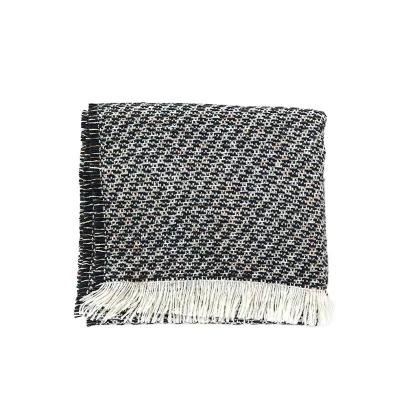 China 2021 Wholesale Acrylic Manufacturer Polyester Brushed Plaid Scarf Scarf Fashion Winter Custom Scarf for sale