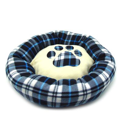 China New Fashion Travel Plush Indoor Luxury Waterproof Candy Color Polyester All-Season Eco-friendly Square Pet Bed for sale