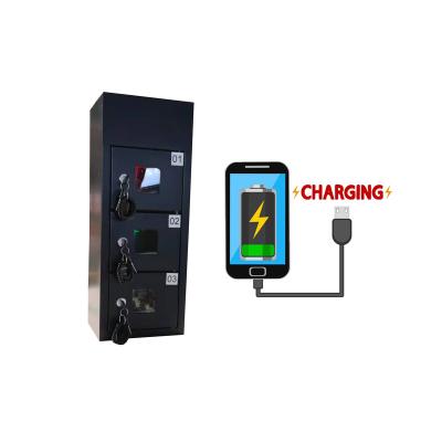 China Indoor Metal 3 Bay Good Quality Locker Lock Wall Mounted Master Charging Stations For Restaurant for sale