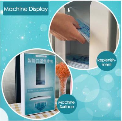 China Public Simple Sharing Coin Operated Package Mask Dispenser Pharmacy Public Single Vending Machine/Credit Card Face Mask Vending Machine for sale