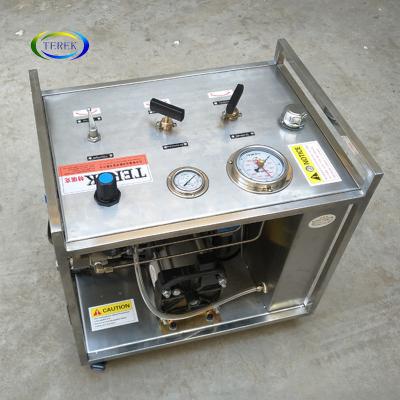 China Ships portable pneumatic hydrotesting testing machine with mechanical pressure recorder LU-LKD-130-RC for sale