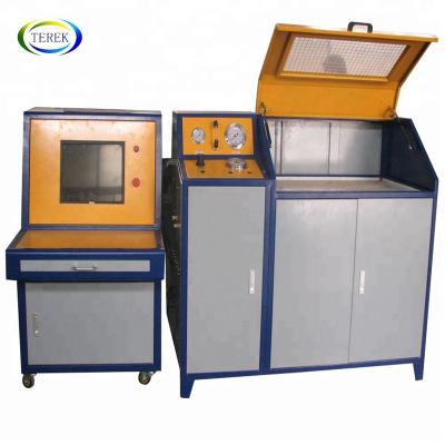 China For pressure testing pipeline or hydrostatic testing static pressure bursting hydraulic pipe test bench with TEREK test pump for sale