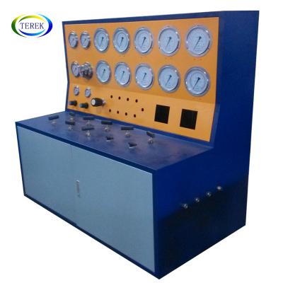 China Terek brand 1bar-400 bar range pressure valve test bench for flanges and threads safety relief valve TVT-40-DN400-MC for sale