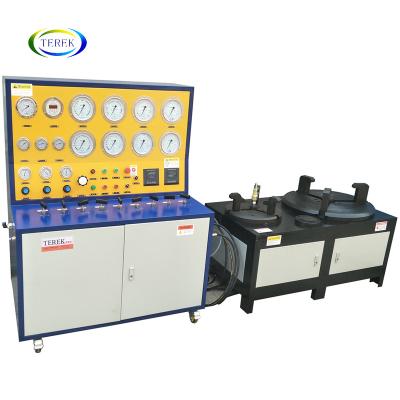 China Pneumatic High Pressure Hydraulic Control Pump Safety Relief Valve Test Bench for Safety Valves Manufacturer TVT-40-DN400-MC for sale